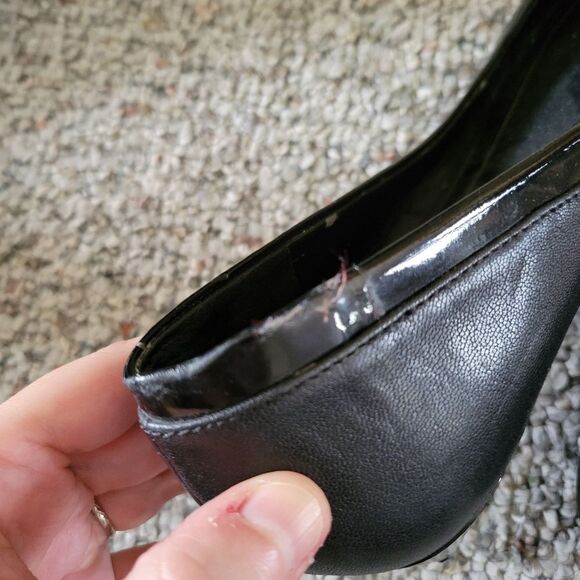 BCBGeneration Black Pointed Toe Ballet Flats Size 9 - Picture 7 of 7